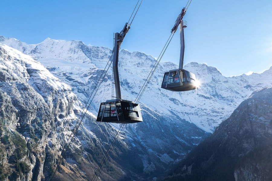 A Stunning Car-Free Village Reached by Cable Car